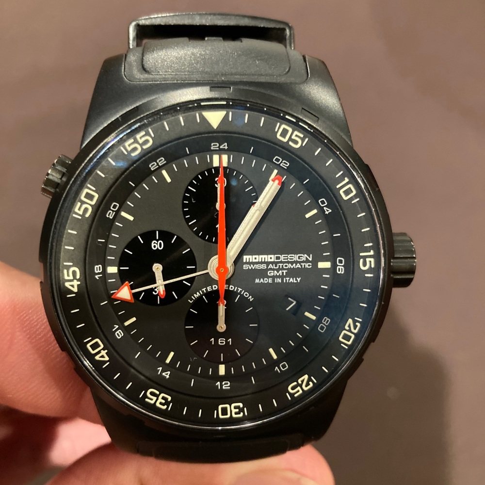 Momo Design Pilot PVD Titanium 47mm Limited Edition MD088 CVD
